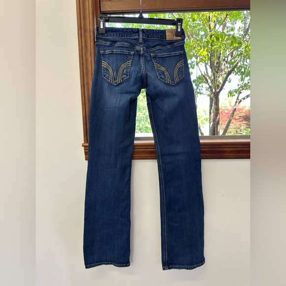 Hollister Dark Blue Boot Cut Jeans - Picture 2 of 4